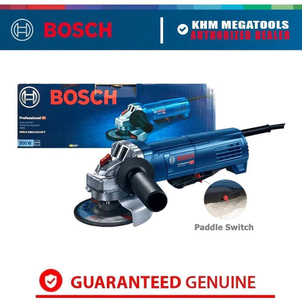 Bosch GWS 9-100 P Angle Grinder (Paddle Switch) | Bosch by KHM Megatools Corp. Bosch GWS 9-100 P Angle Grinder (Paddle Switch) | Bosch by KHM Megatools Corp.